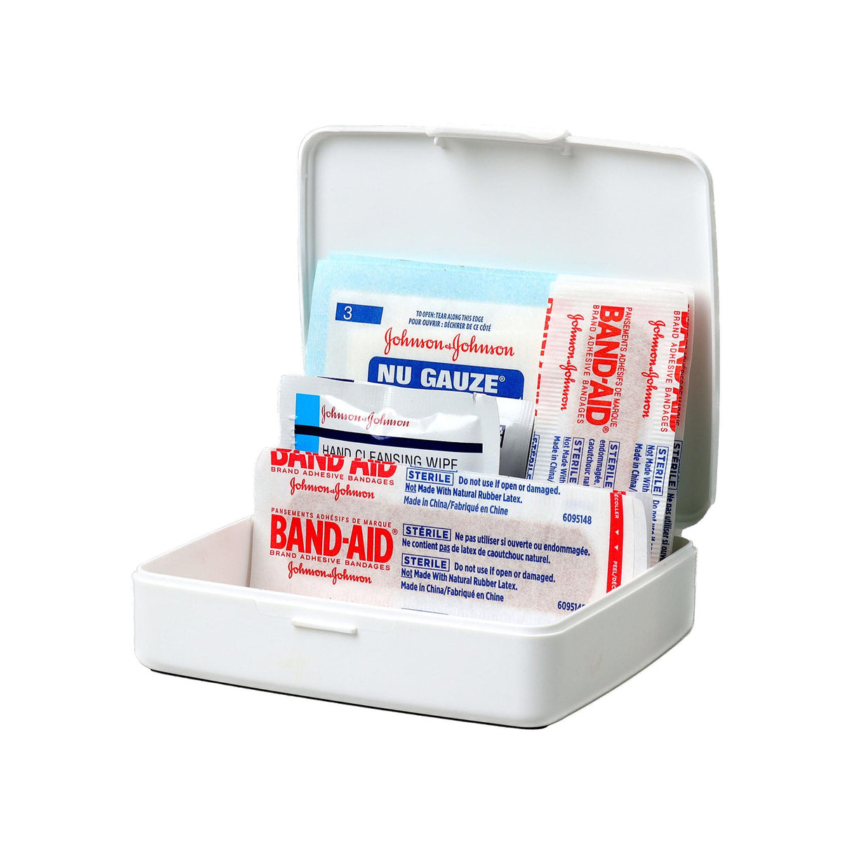First Aid Kit Johnson and Johnson to Go Plastic Case - BeHope