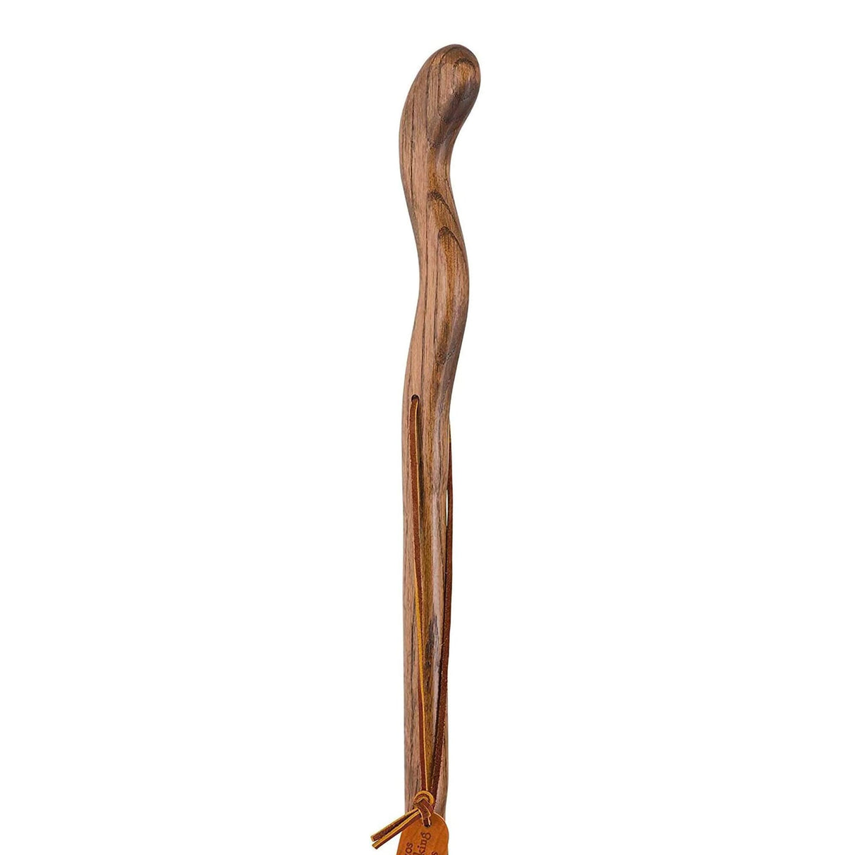 Walking Stick Brazos™ Twisted Fitness Walker Wood 48 Inch Height Brown - BeHope