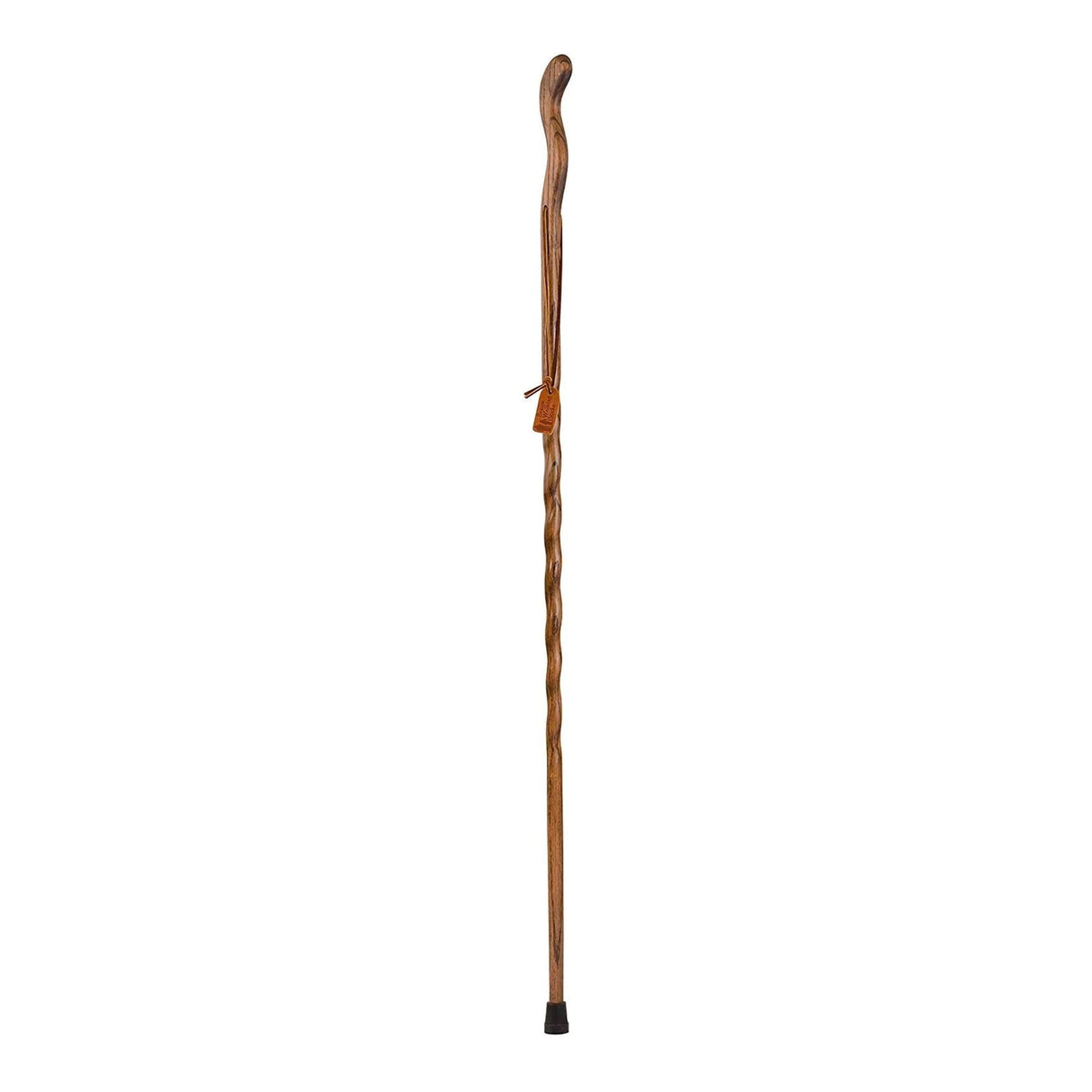 Walking Stick Brazos™ Twisted Fitness Walker Wood 58 Inch Height Brown - BeHope