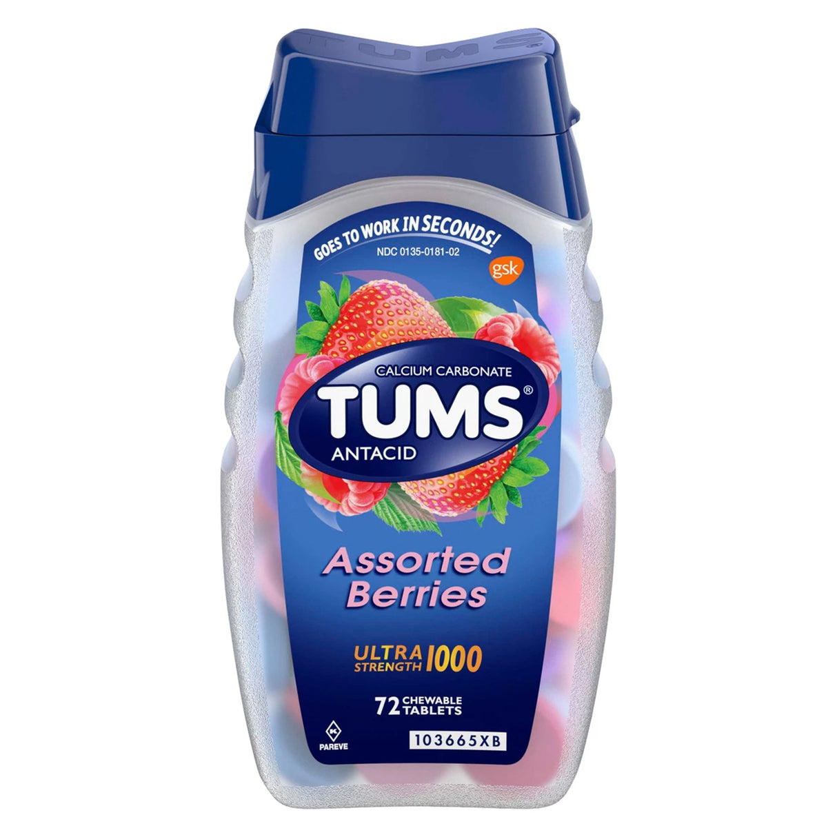 Ultra Strength Fast Acting Antacid Heartburn Indigestion Relief - BeHope