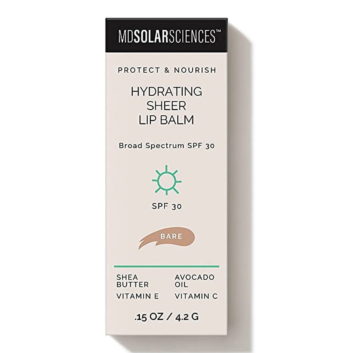 Tinted Lip Balm with Sunscreen MDSolarsciences™ Hydrating Sheer 0.15 oz. Tube - BeHope