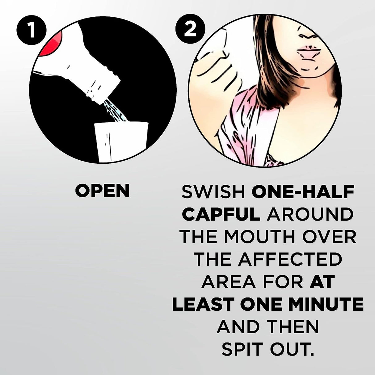 Oral Pain Relief Orajel® Liquid 16 oz. - BeHope