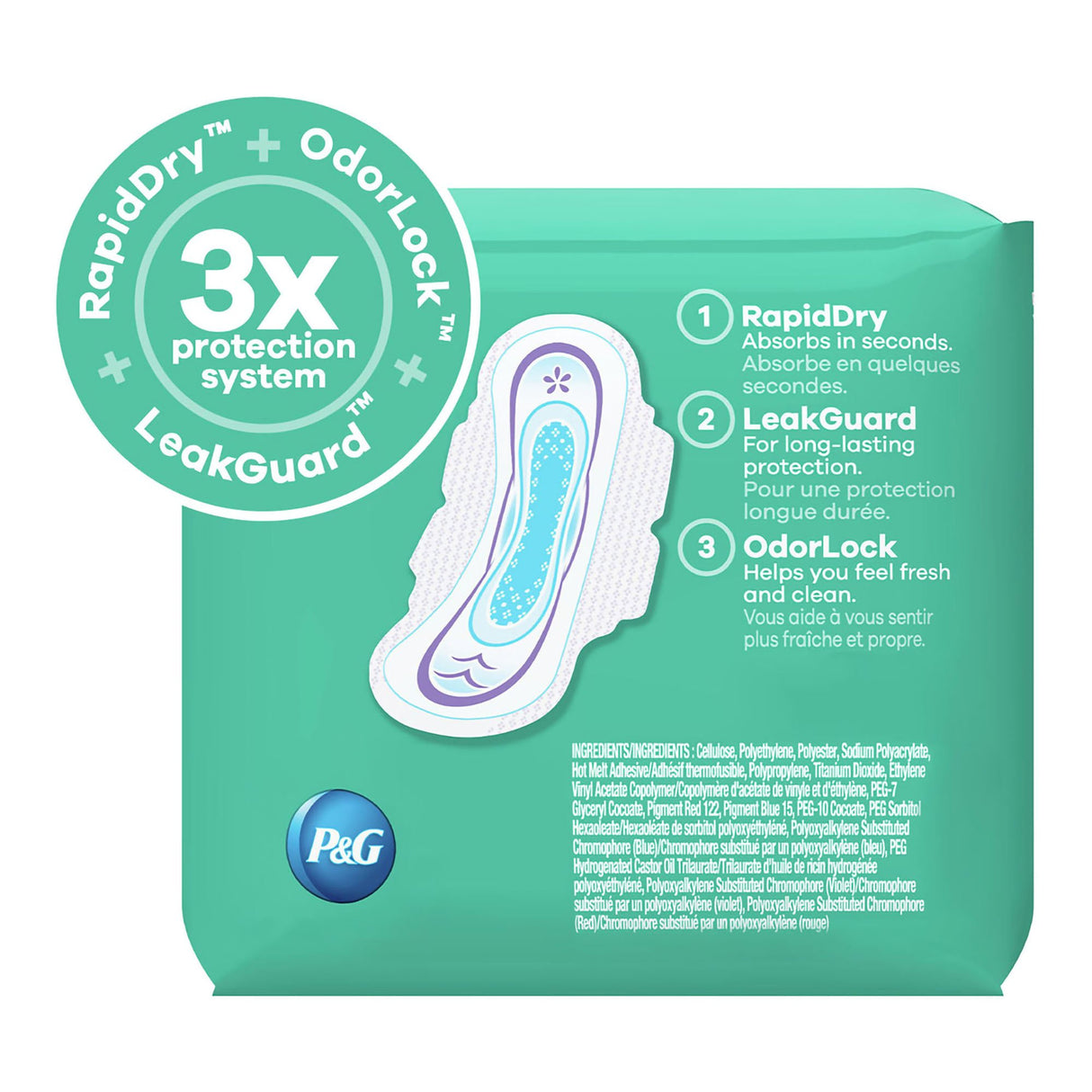 Feminine Pad Always® Ultra Thin With Wings Super Absorbency - BeHope