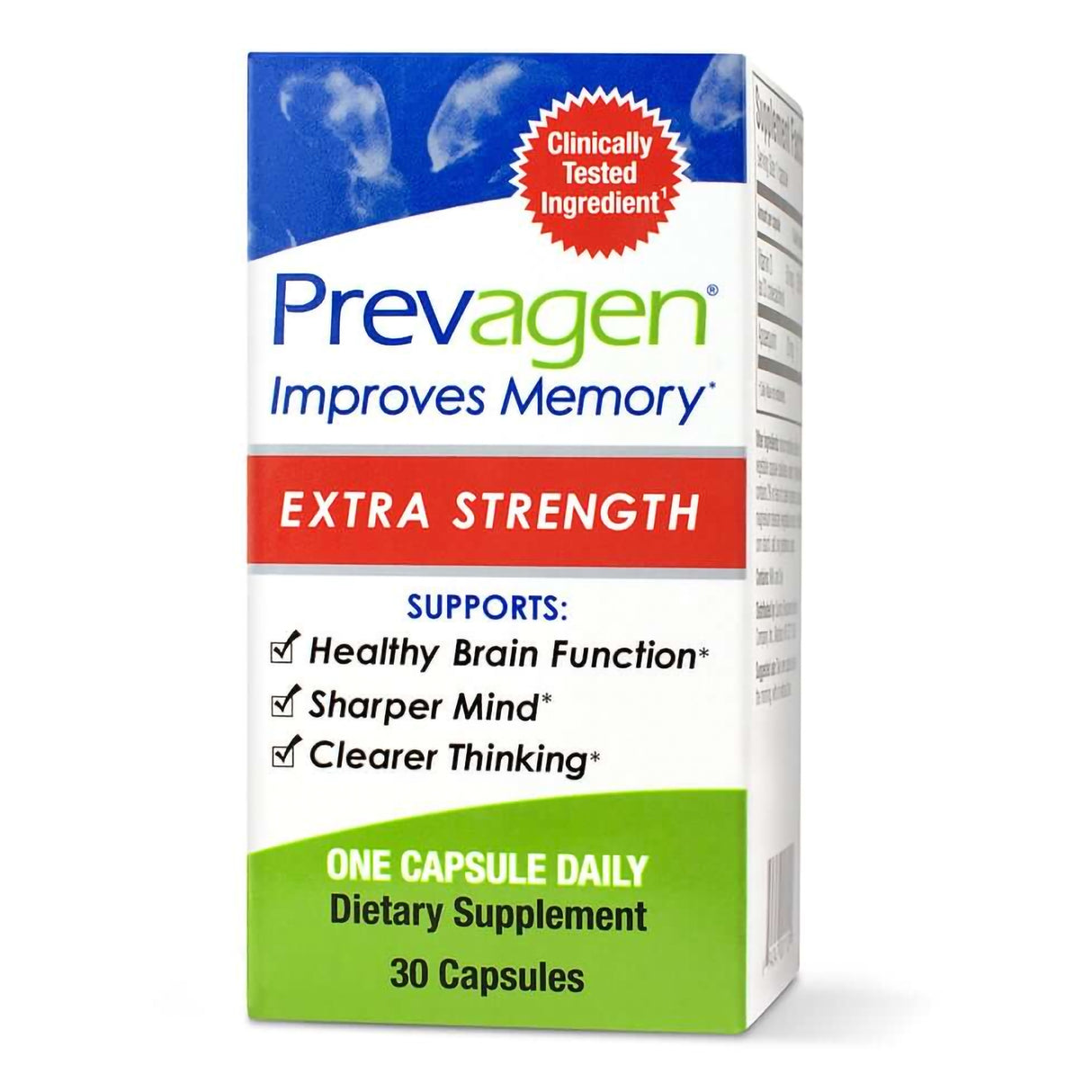 Brain Health Supplement Prevagen® Extra Strength Vitamin D / Apoaequorin 50 mcg - 20 mg Strength Capsule 30 per Bottle - BeHope