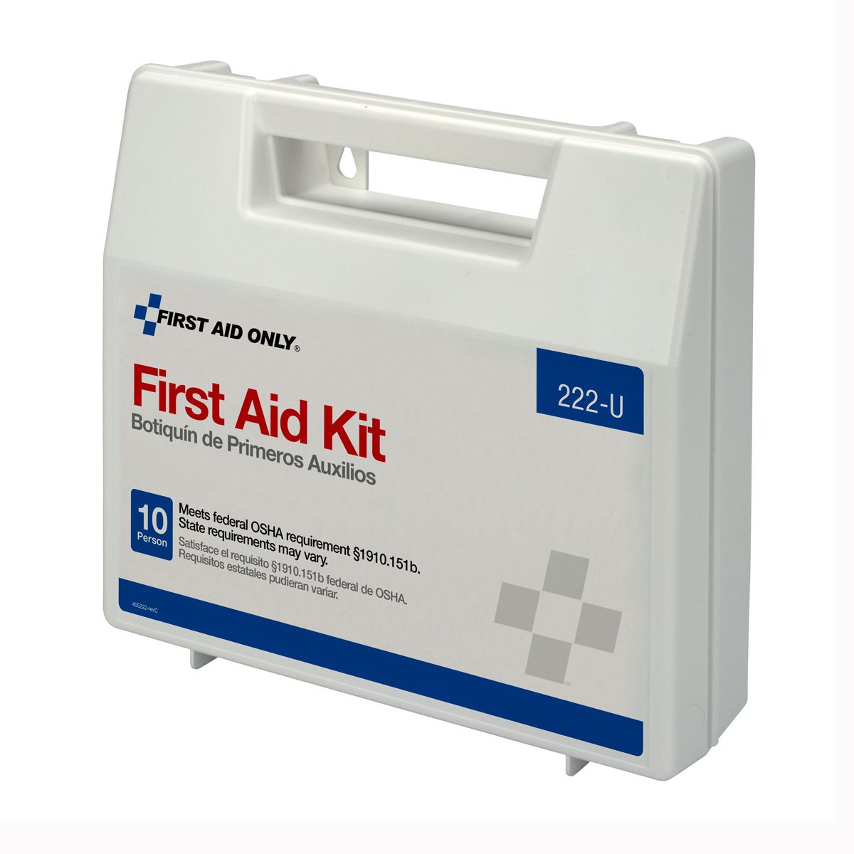 First Aid Kit First Aid Only® 10 Person Plastic Case - BeHope