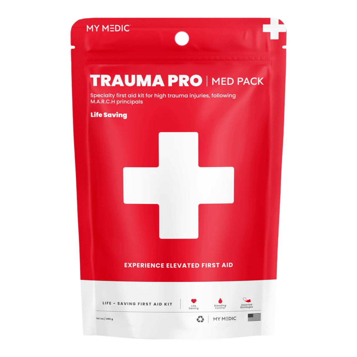 First Aid Medical Pack My Medic™ MED PACKS Trauma Pro Pouch - BeHope
