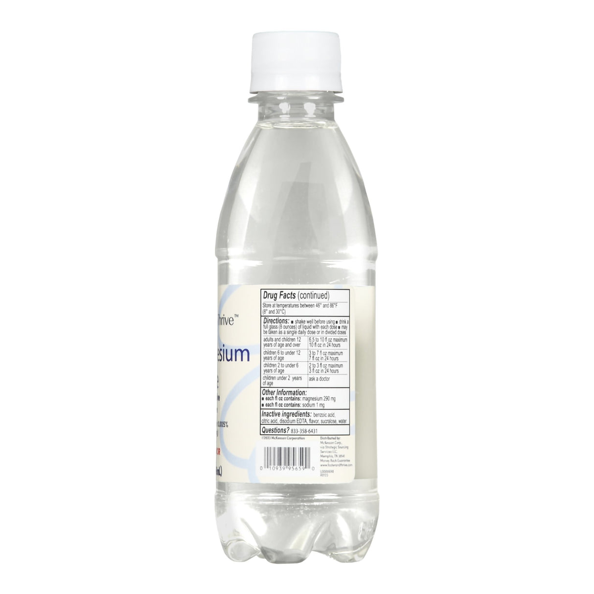 Laxative Foster & Thrive™ Cherry Flavor Oral Solution 10 oz. Magnesium Citrate - BeHope