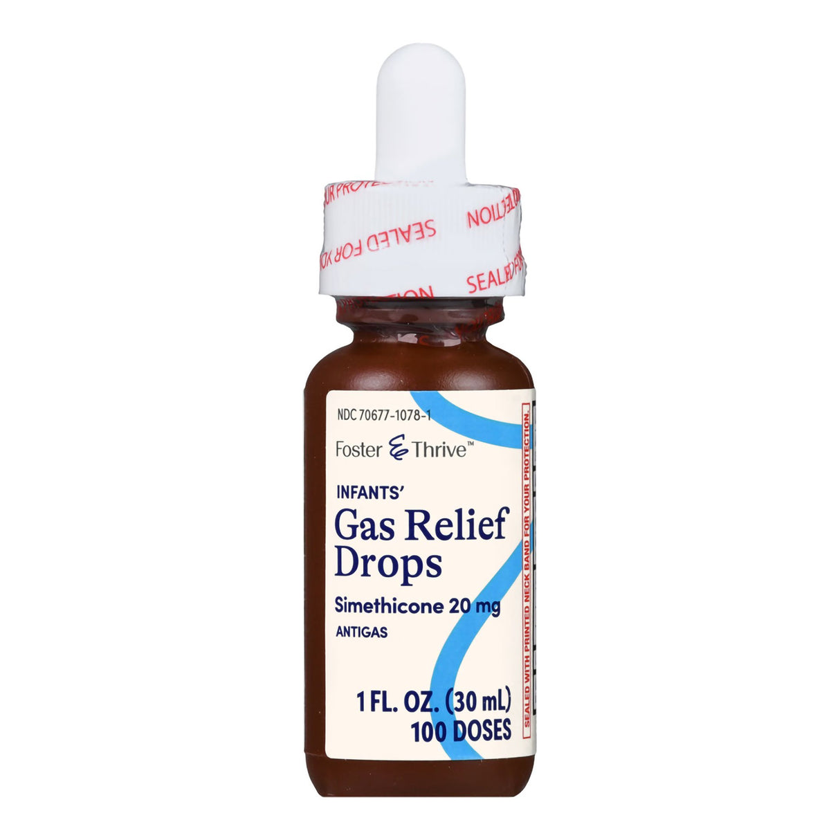 Infant Gas Relief Foster & Thrive™ 20 mg / 0.3 mL Strength Oral Drops 1 oz. - BeHope