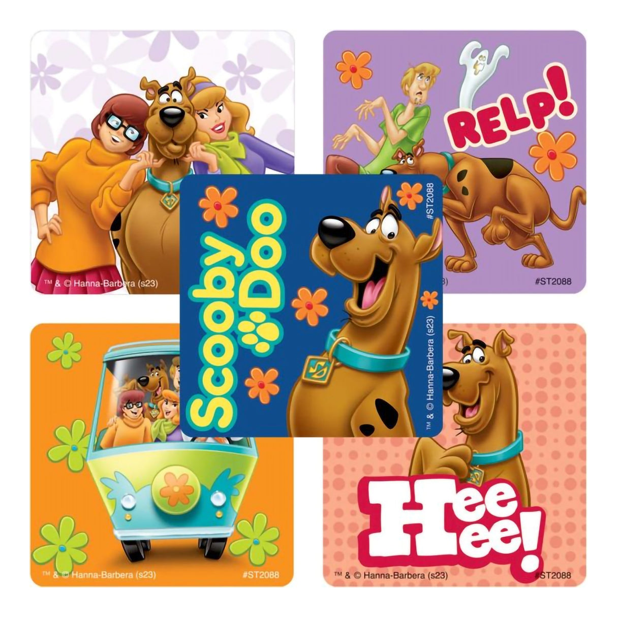 SmileMakers® 100 per Roll Classic Scooby-Doo Sticker 2-1/2 Inch - BeHope