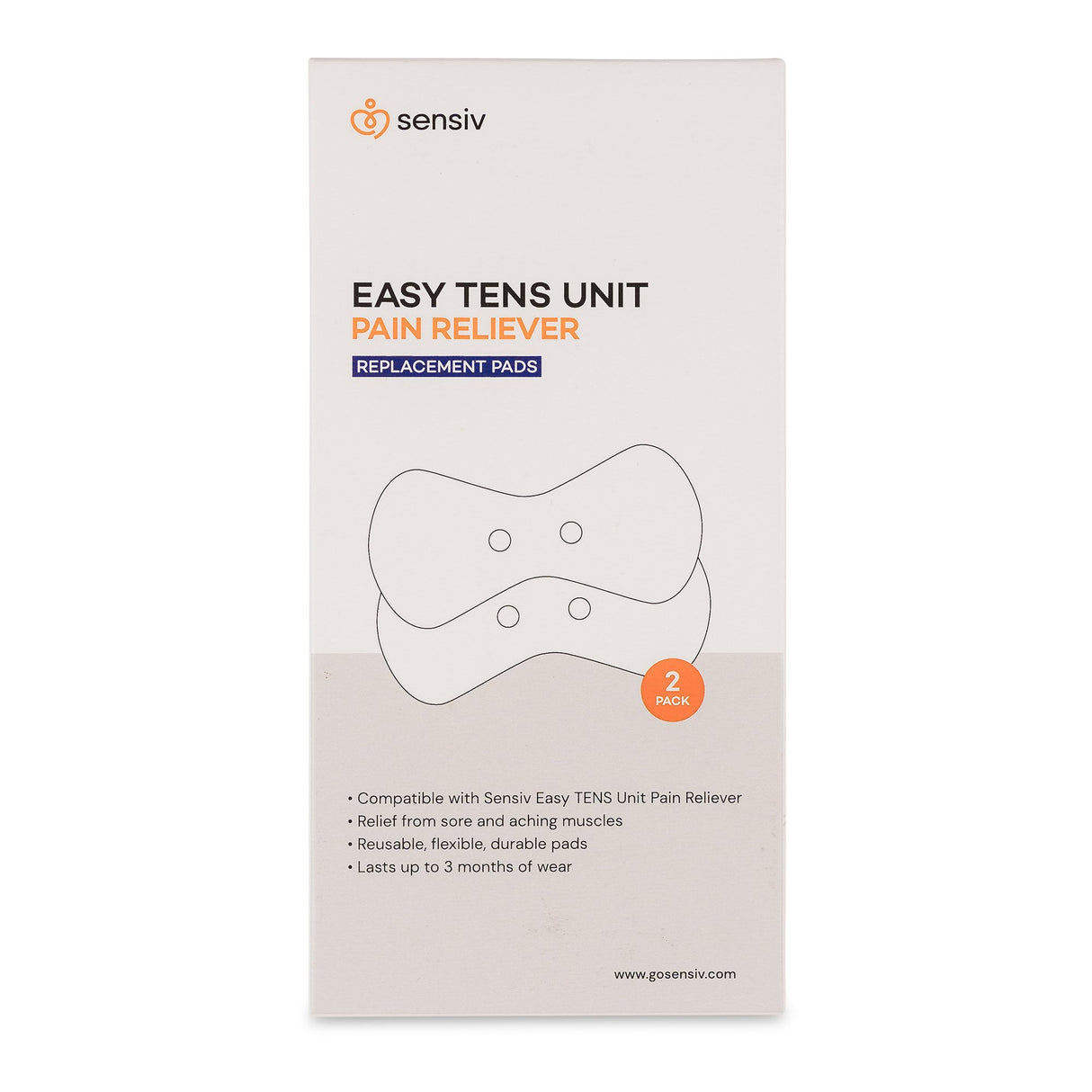 Sensiv Electrotherapy Electrode For Sensiv Easy Relief TENS Unit - BeHope