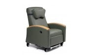 Lumex® Ortho-biotic™ Recliner with Trendelenburg, Casters, Wood Arm - BeHope