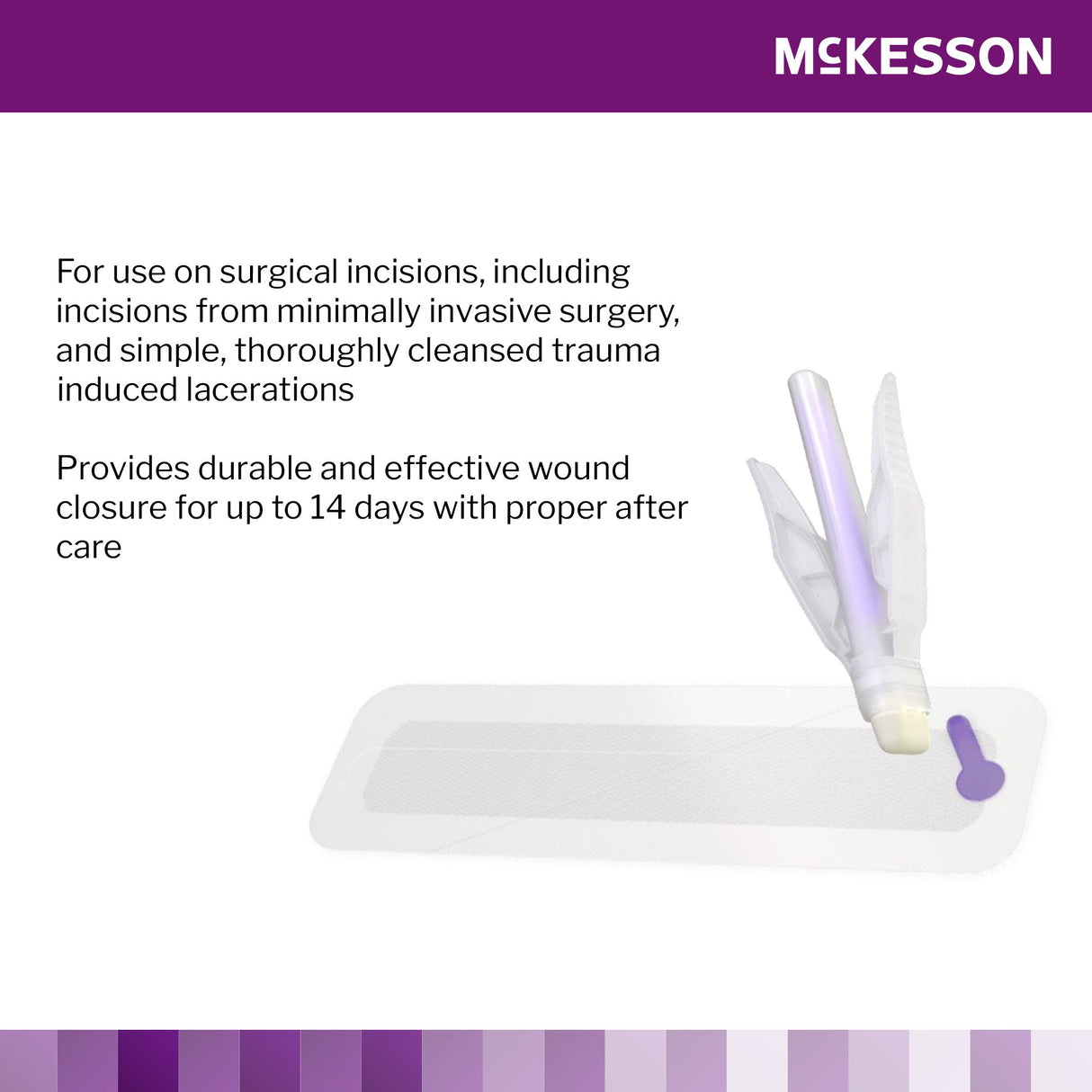 Skin Closure System McKesson LiquiBand® XL 2.7 mL Liquid Precision and Dome Applicator Tip 2-Octyl Cyanoacrylate - BeHope