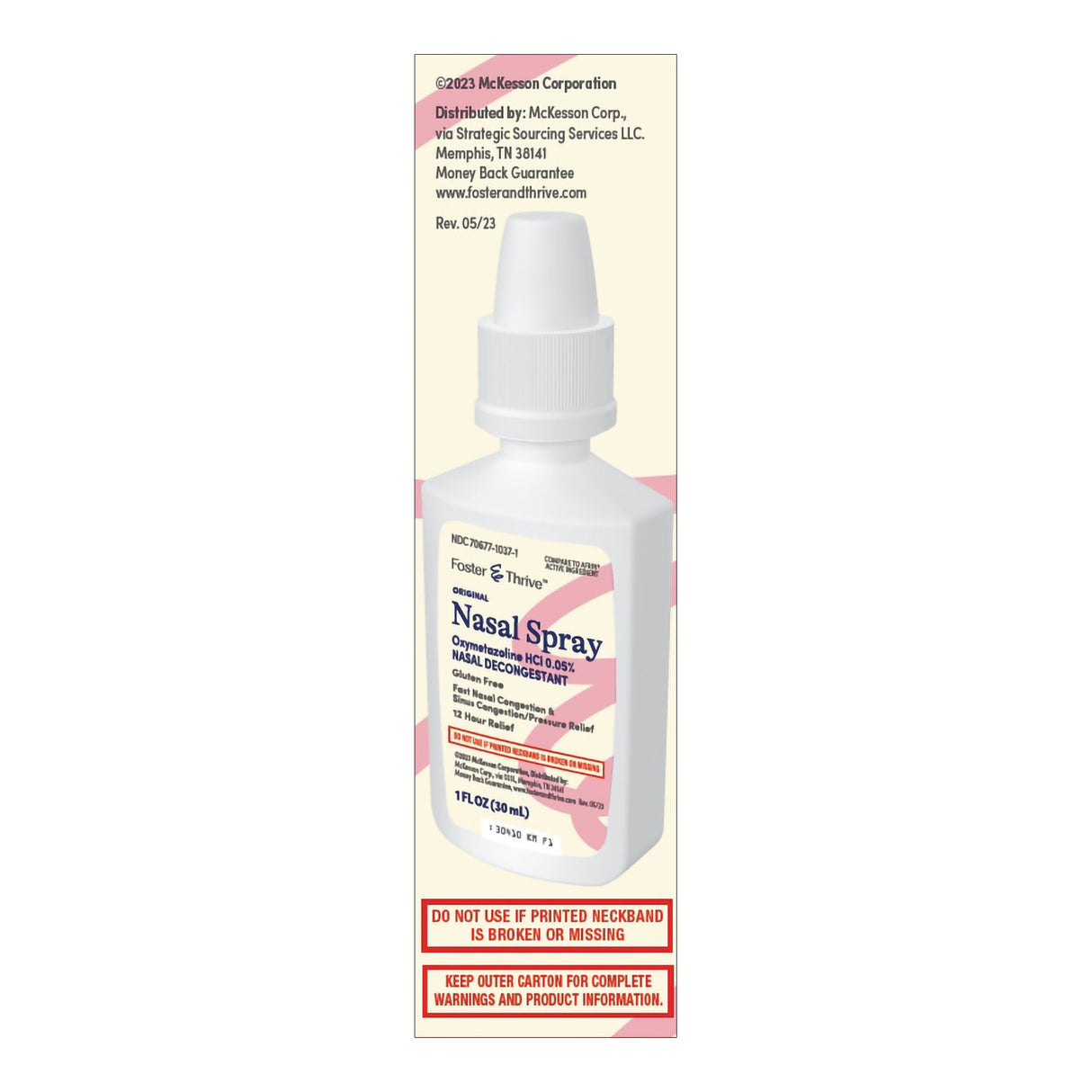Sinus Relief Foster & Thrive™ 0.05% Strength Nasal Spray 1 oz. - BeHope