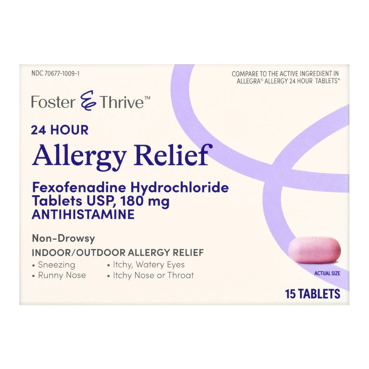Allergy Relief Foster & Thrive™ Fexofenadine Antihistamine Tablets - BeHope