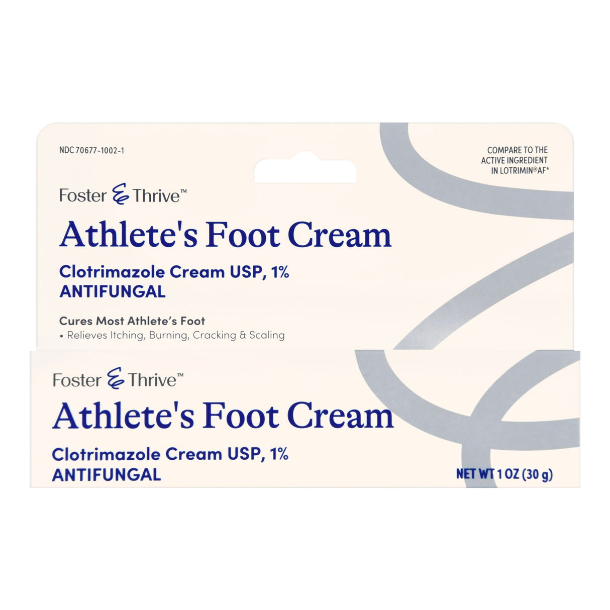 Antifungal Foster & Thrive™ 1% Strength Cream 1 oz. Tube - BeHope