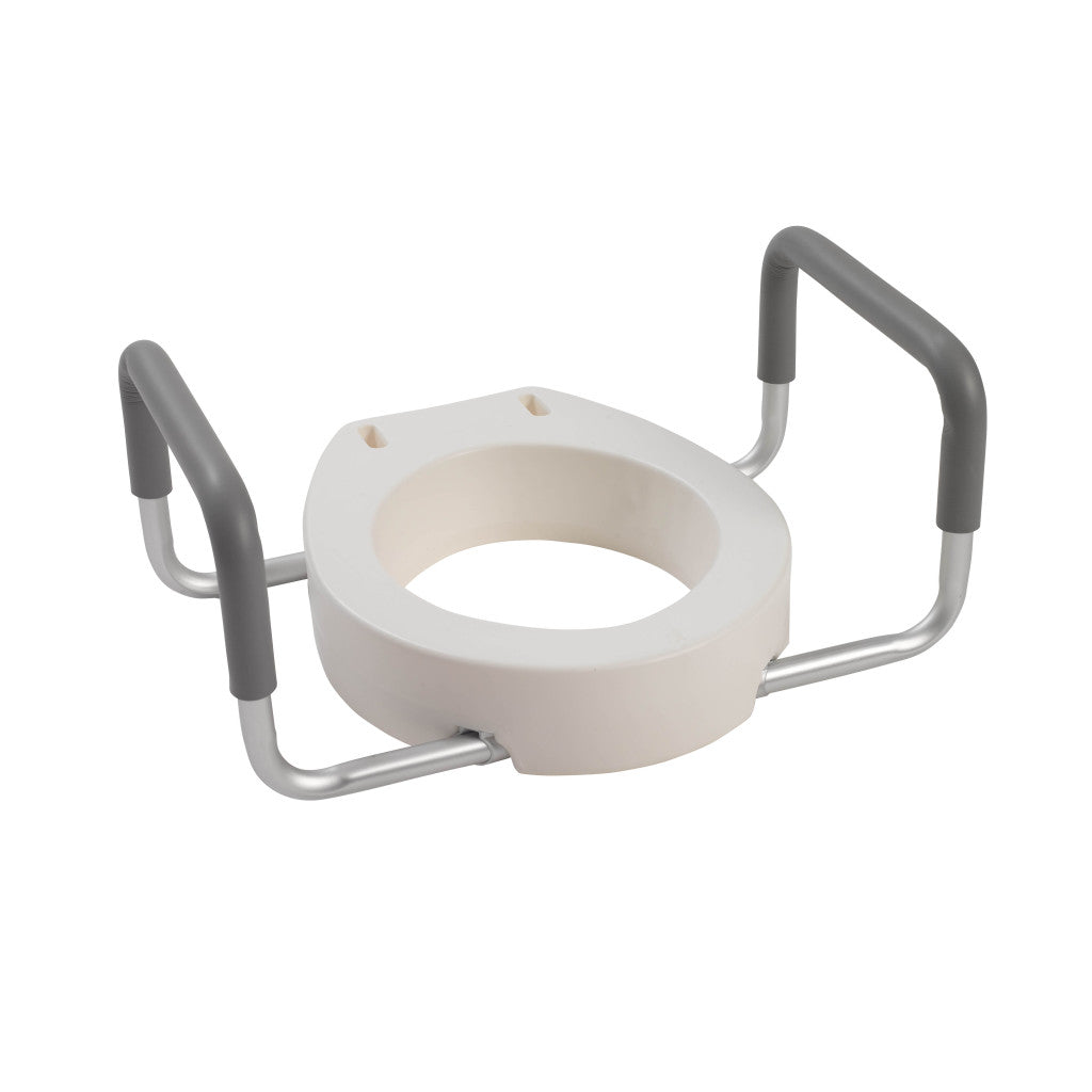 Premium Raised Toilet Seat With Removable Arms - BeHope