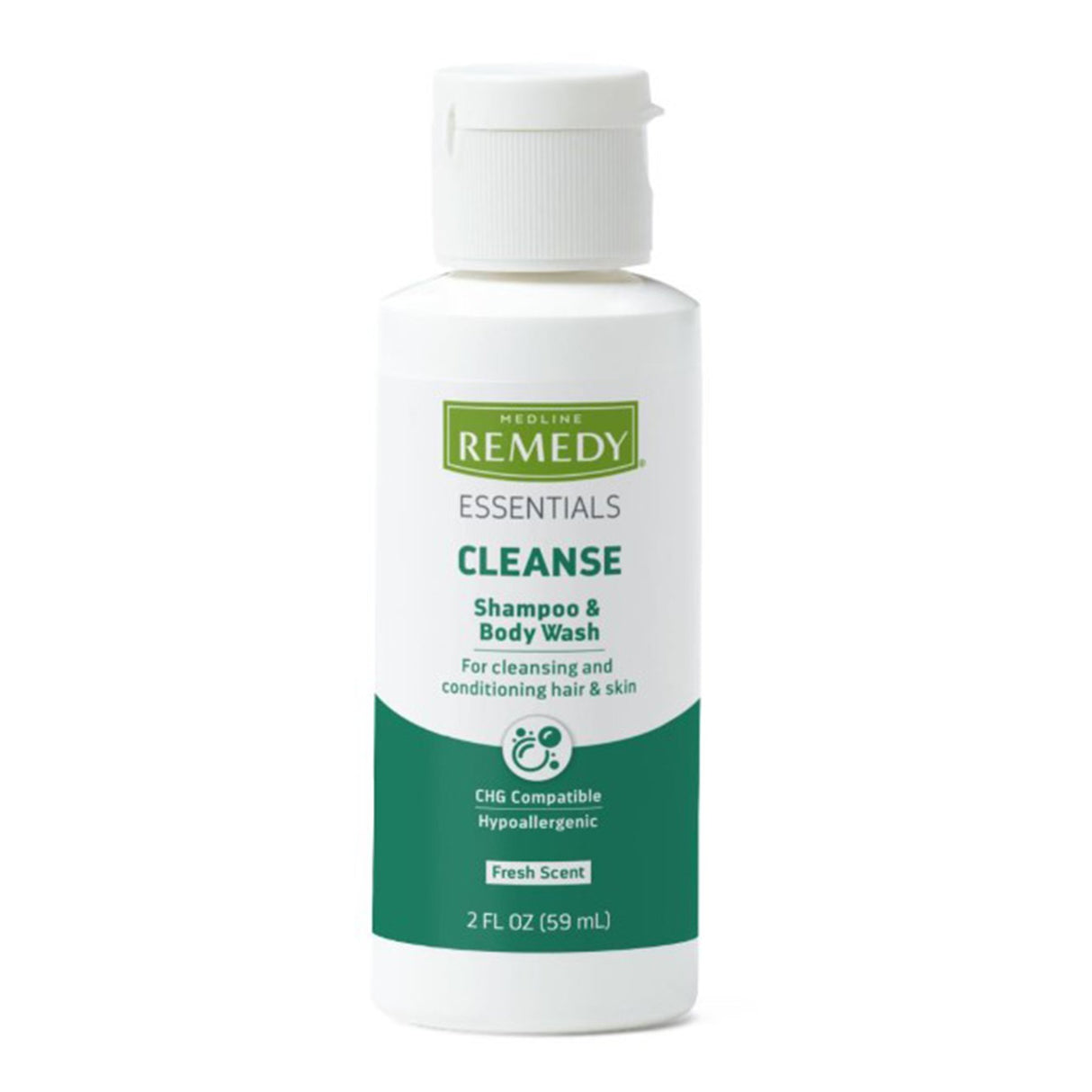 Shampoo and Body Wash Remedy Essentials 2 oz. Flip Top Bottle Citrus Vanilla Scent - BeHope