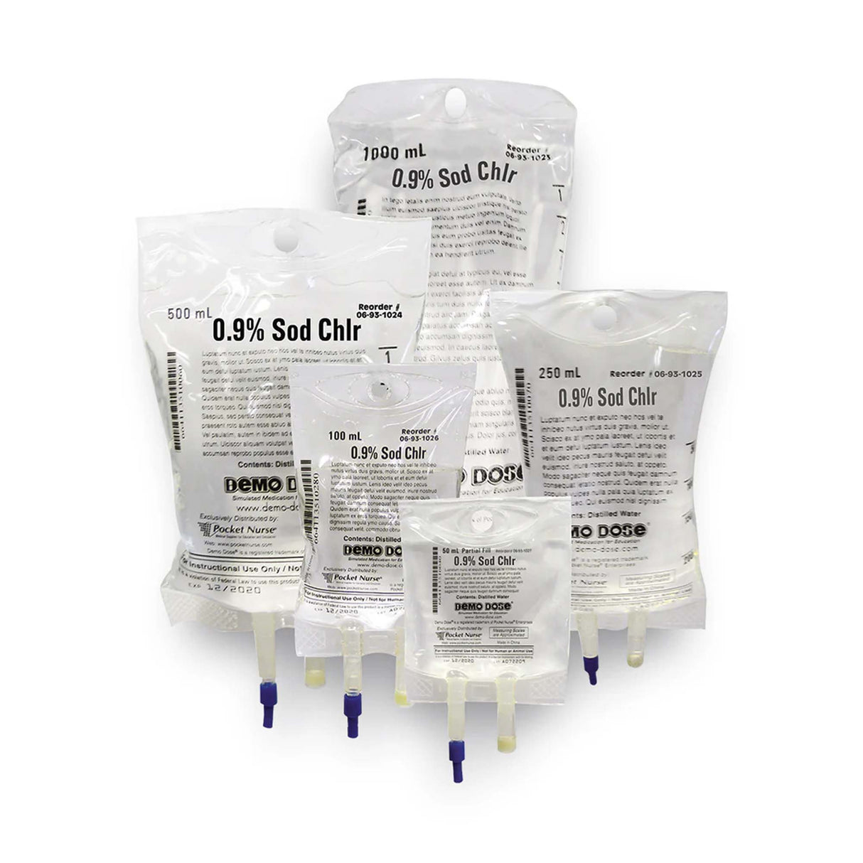 Demo Dose® Simulated IV Fluid for Clinical Training - BeHope