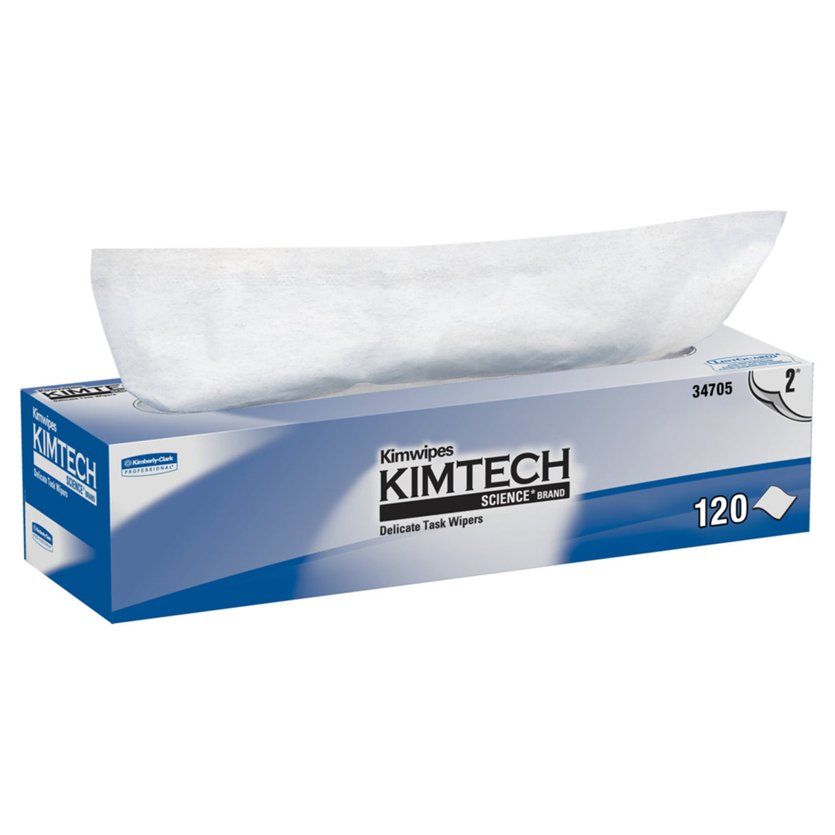 Delicate Task Wipe Kimtech Science™ Kimwipes™ Light Duty 120 Count Dispenser Box 11-1/5 X 12-3/10 Inch NonSterile Disposable - BeHope