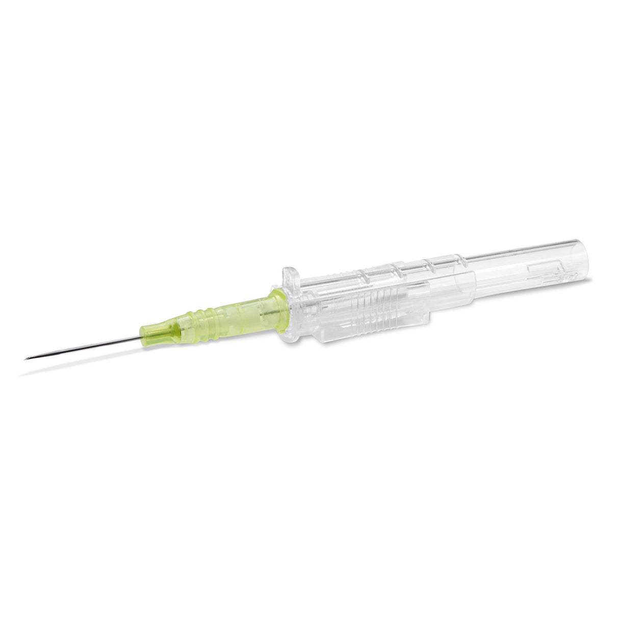 Peripheral IV Catheter Prevent® SLS 24 Gauge 3/4 Inch Polyurethane Straight Hub Blood Control Sliding Safety - BeHope
