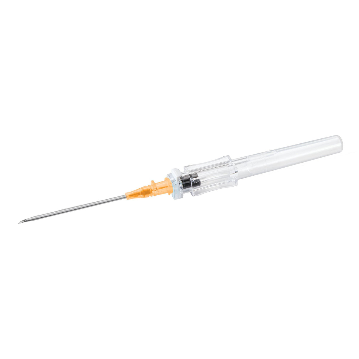 Peripheral IV Catheter McKesson 14 Gauge 1-3/4 Inch Polyurethane Straight Hub Non Blood Control Push Button Safety - BeHope