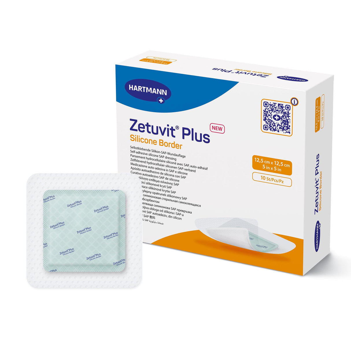 Super Absorbent Dressing Zetuvit® Plus Silicone Border Adhesive - BeHope