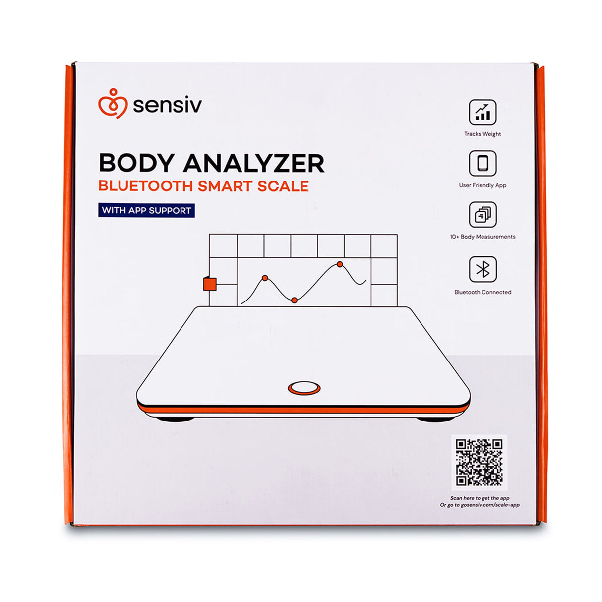 Smart Bluetooth Body Fat Analyzer Scale with App Support - BeHope