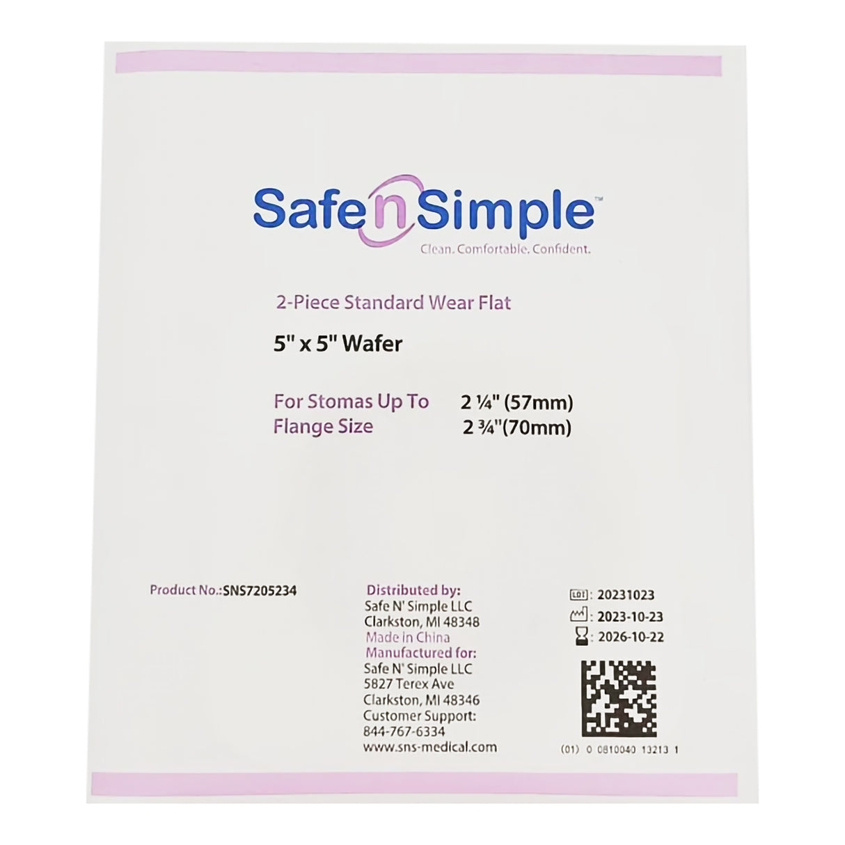 Ostomy Barrier Safe N Simple™ Flexible Tape for Optimal Comfort - BeHope