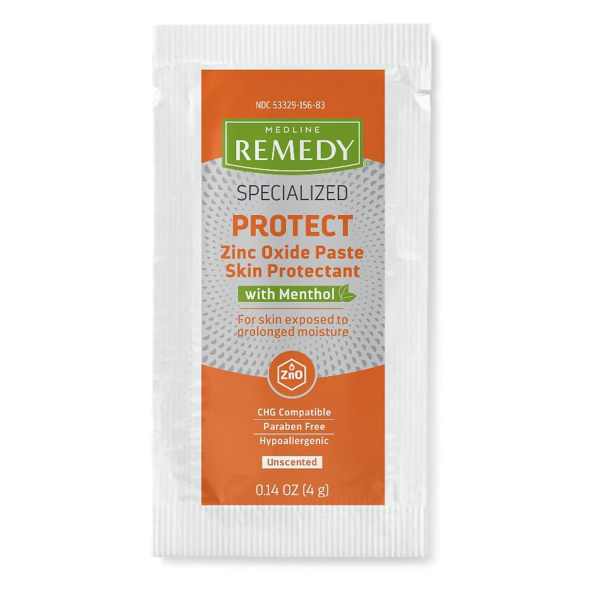 Skin Protectant Medline Remedy® Specialized Protect 4 Gram Individual Packet Unscented Paste CHG Compatible - BeHope