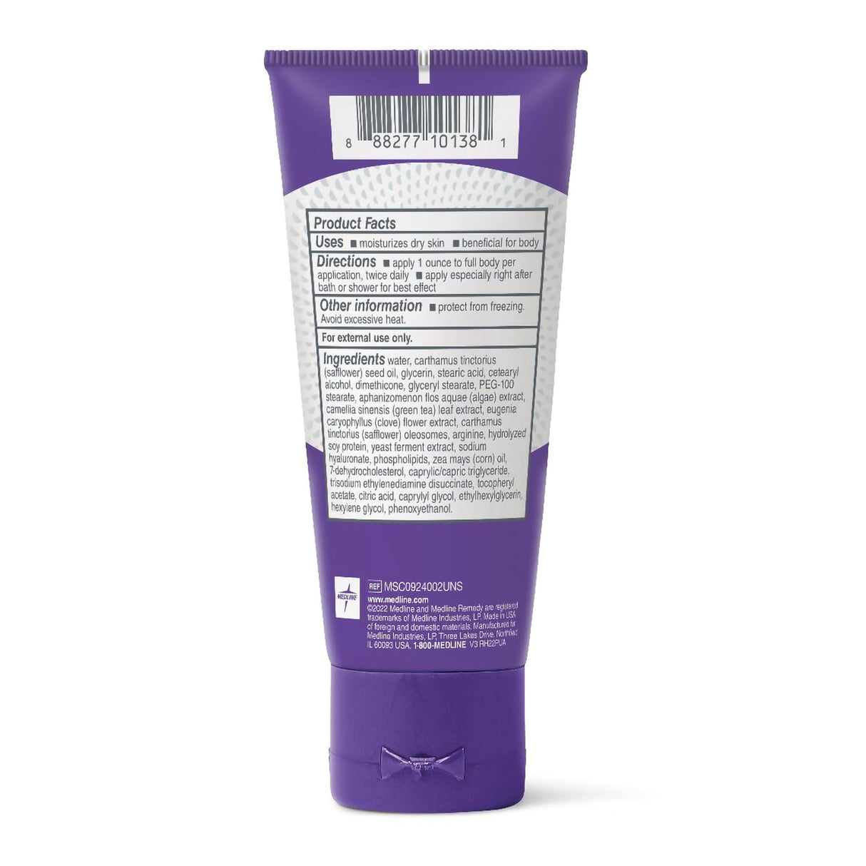 Hand and Body Moisturizer Medline Remedy® Clinical Moisturize 2 oz. Tube Unscented Cream CHG Compatible - BeHope
