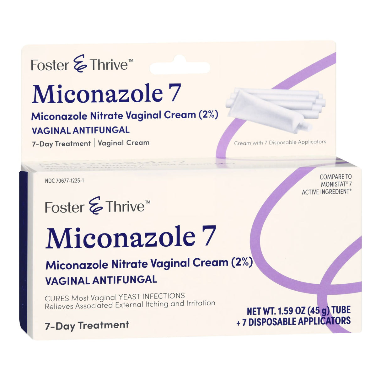 Vaginal Antifungal Foster & Thrive™ 2% Strength / 100 mg Cream 1.59 oz. Tube - BeHope