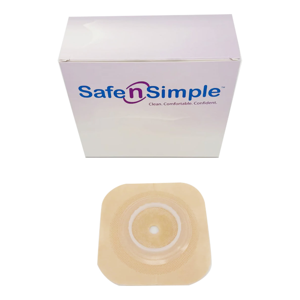 Ostomy Barrier Safe N Simple™ Standard Wear Flexible Tape - BeHope