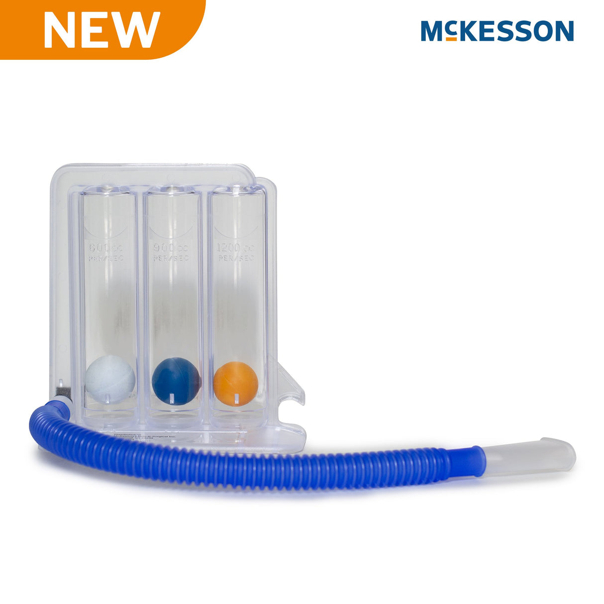 Tri Flow Rate Incentive Spirometer McKesson LUMEON™ Universal 600 to 1200 mL - BeHope