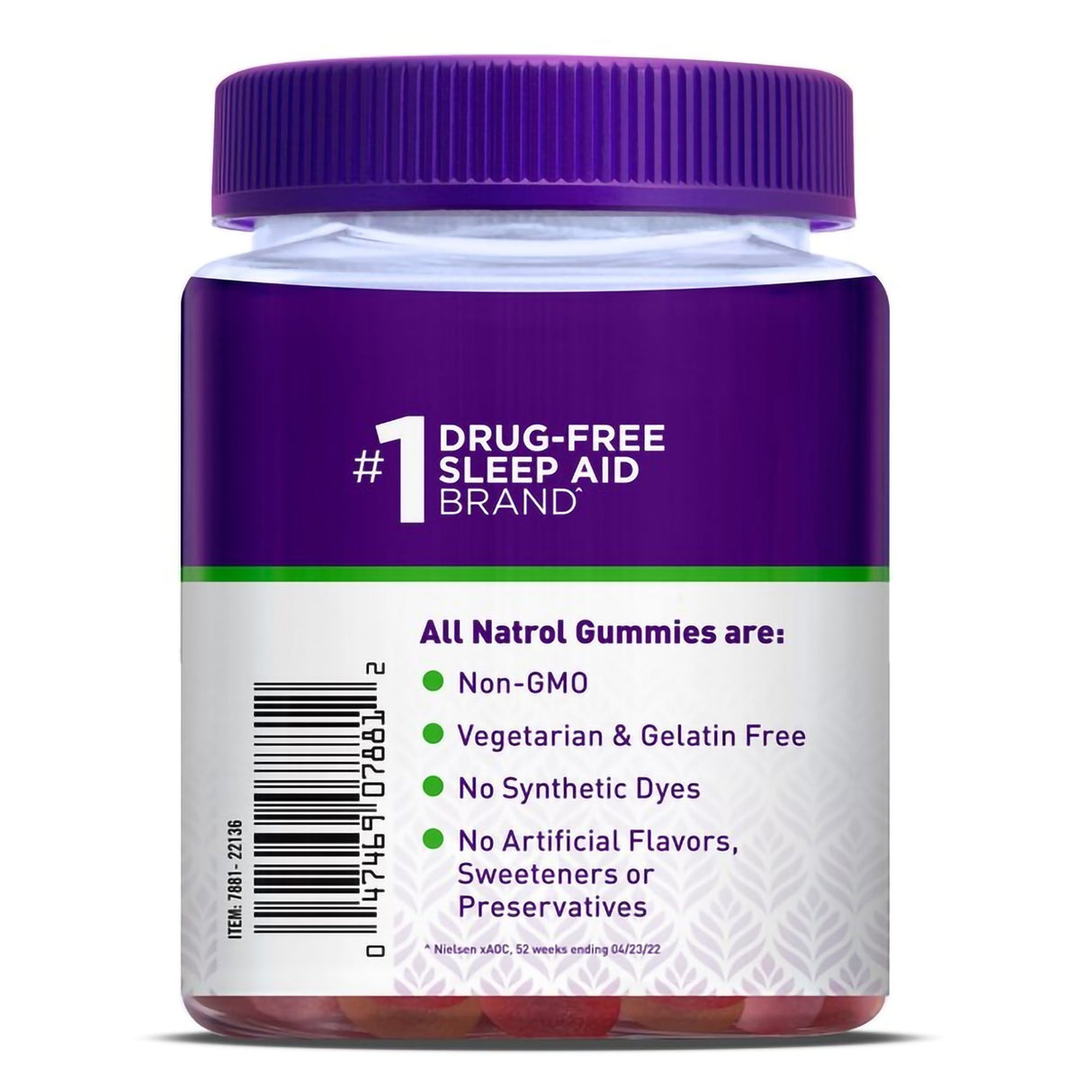 Natural Sleep Aid 50 per Bottle Gummy - BeHope