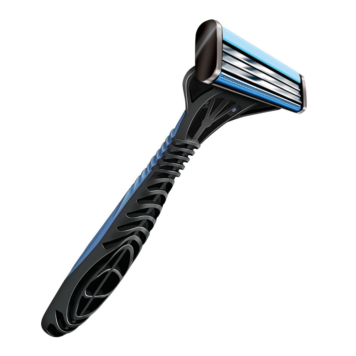 Personal Razor with Lubricating Strip AccuThrive® Single Edge Triple Blade NonSterile Reusable - BeHope
