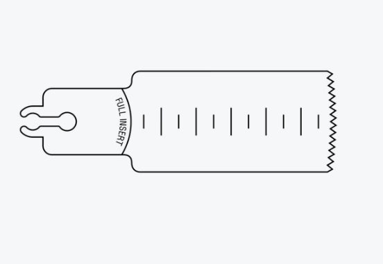 Saw Blade Stryker® Sagittal Extra Wide Short Stainless Steel Sterile Disposable Heavy-Duty, Thin Offset Teeth - BeHope