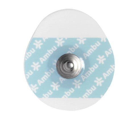 ECG Monitoring Electrode White Sensor WS Snap Connector Solid Gel Foam Backing Adult Non-Radiolucent 50 per Pack - BeHope