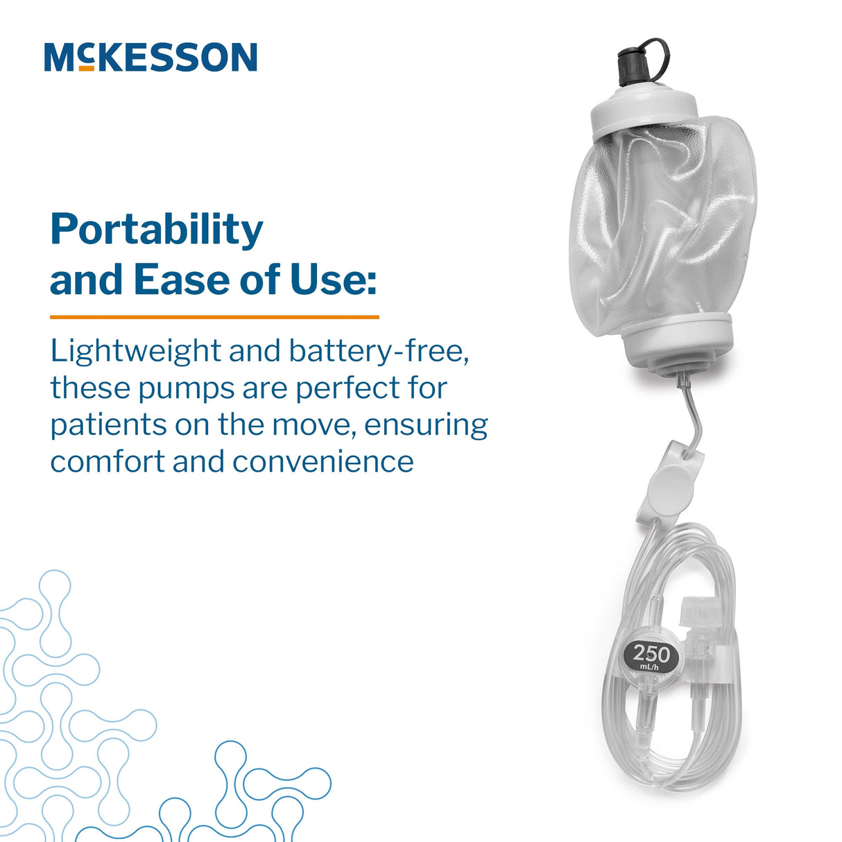 Elastomeric Pump Mckesson Individually Calibrated Translucent - BeHope
