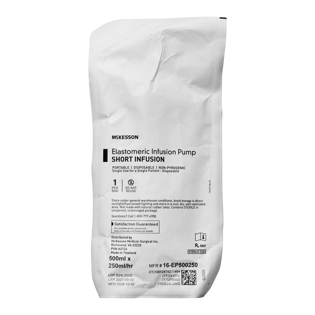 Elastomeric Pump Mckesson Individually Calibrated Translucent - BeHope