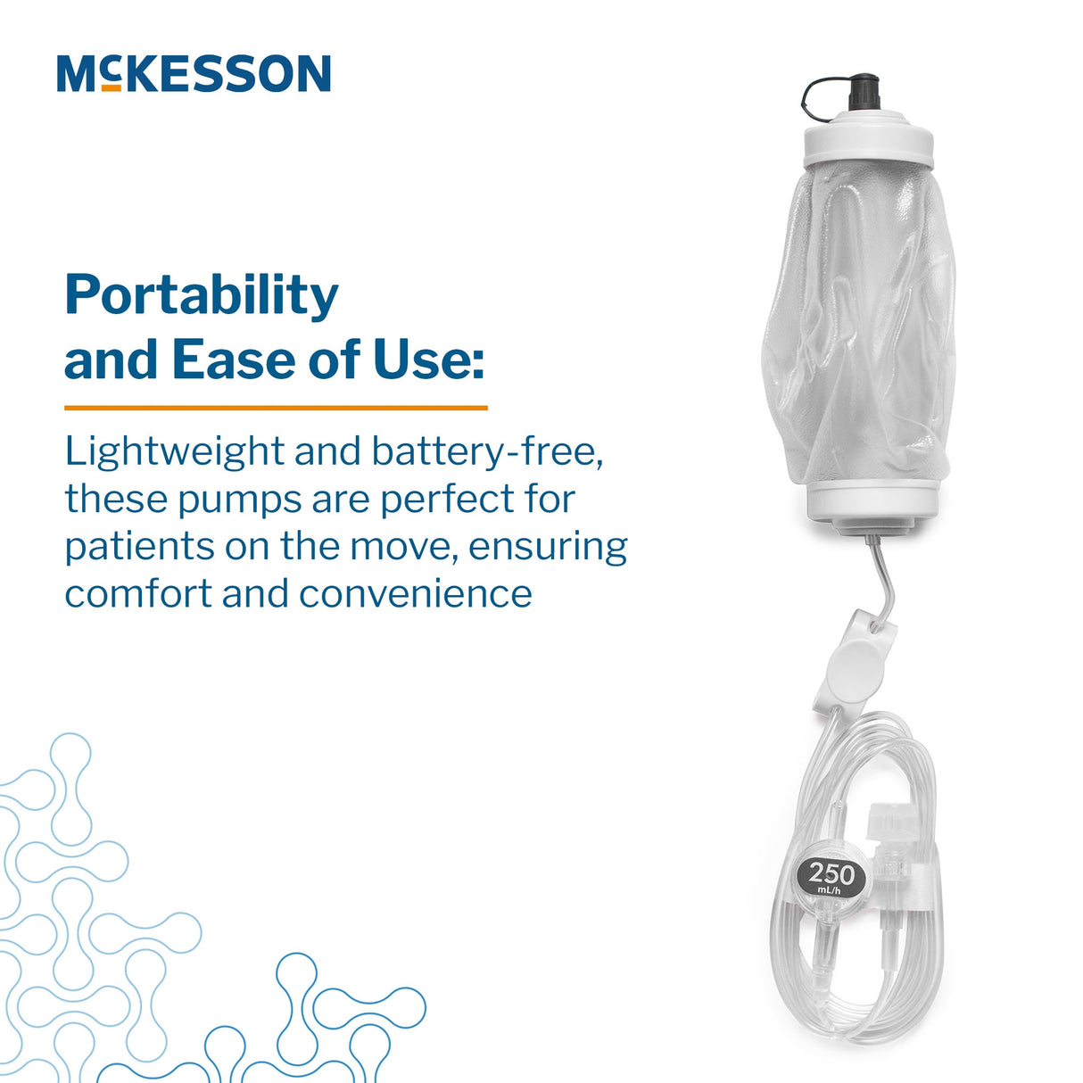 Elastomeric Pump Mckesson Individually Calibrated Translucent - BeHope