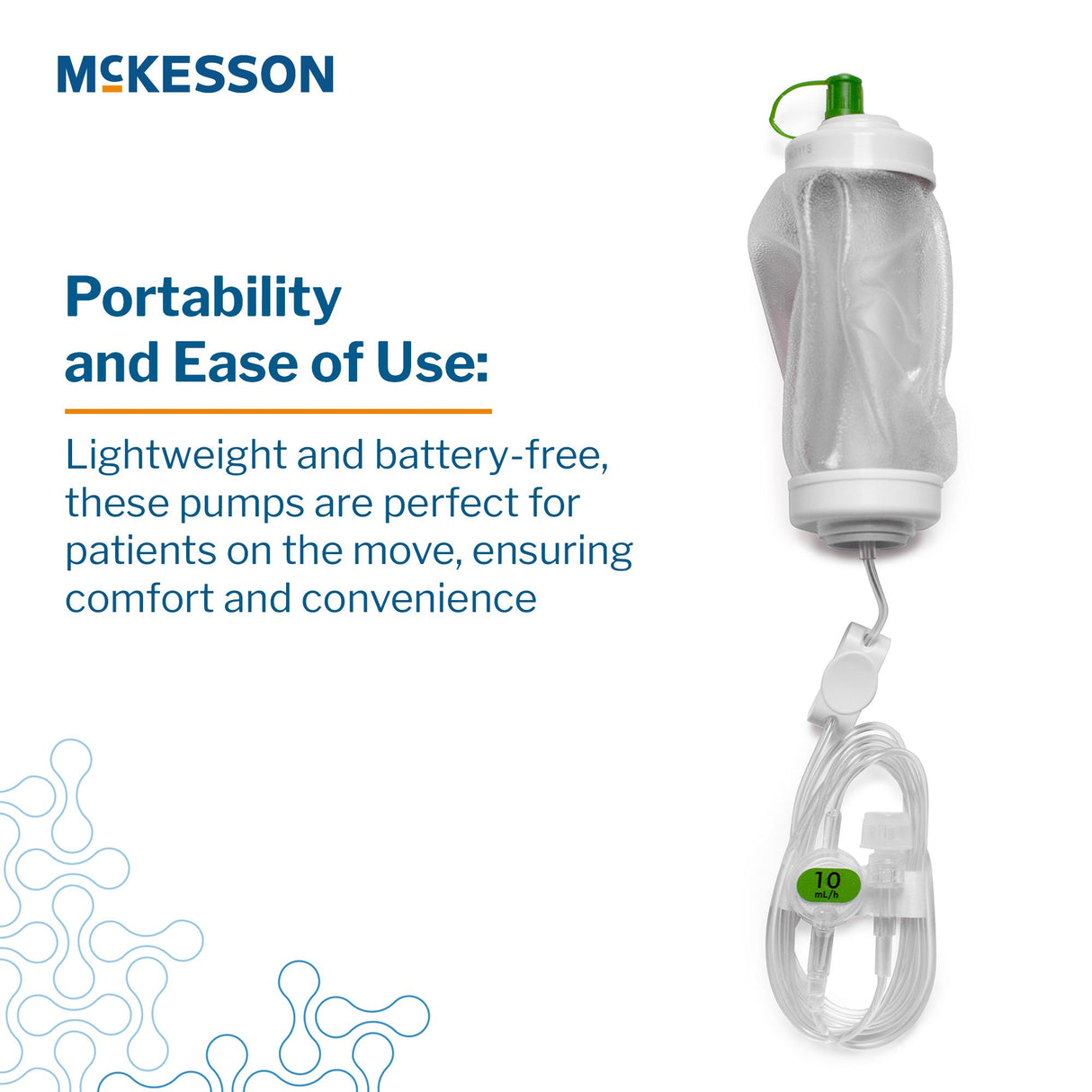 Elastomeric Pump McKesson 270 mL Volume 10 mL / Hr. Flow Rate - BeHope