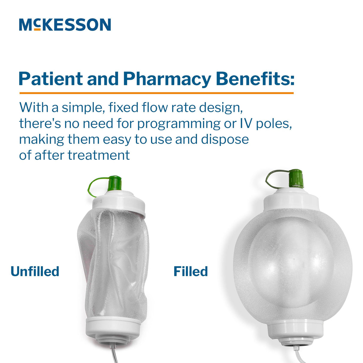 Elastomeric Pump McKesson 270 mL Volume 10 mL / Hr. Flow Rate - BeHope