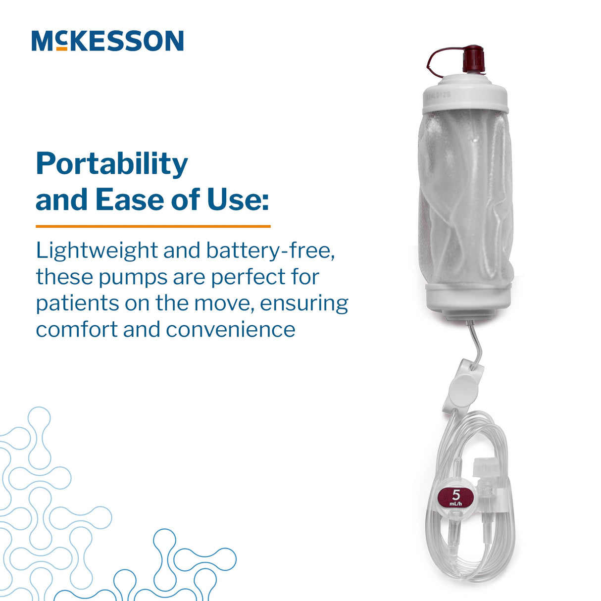 Elastomeric Pump Mckesson Individually Calibrated Translucent - BeHope