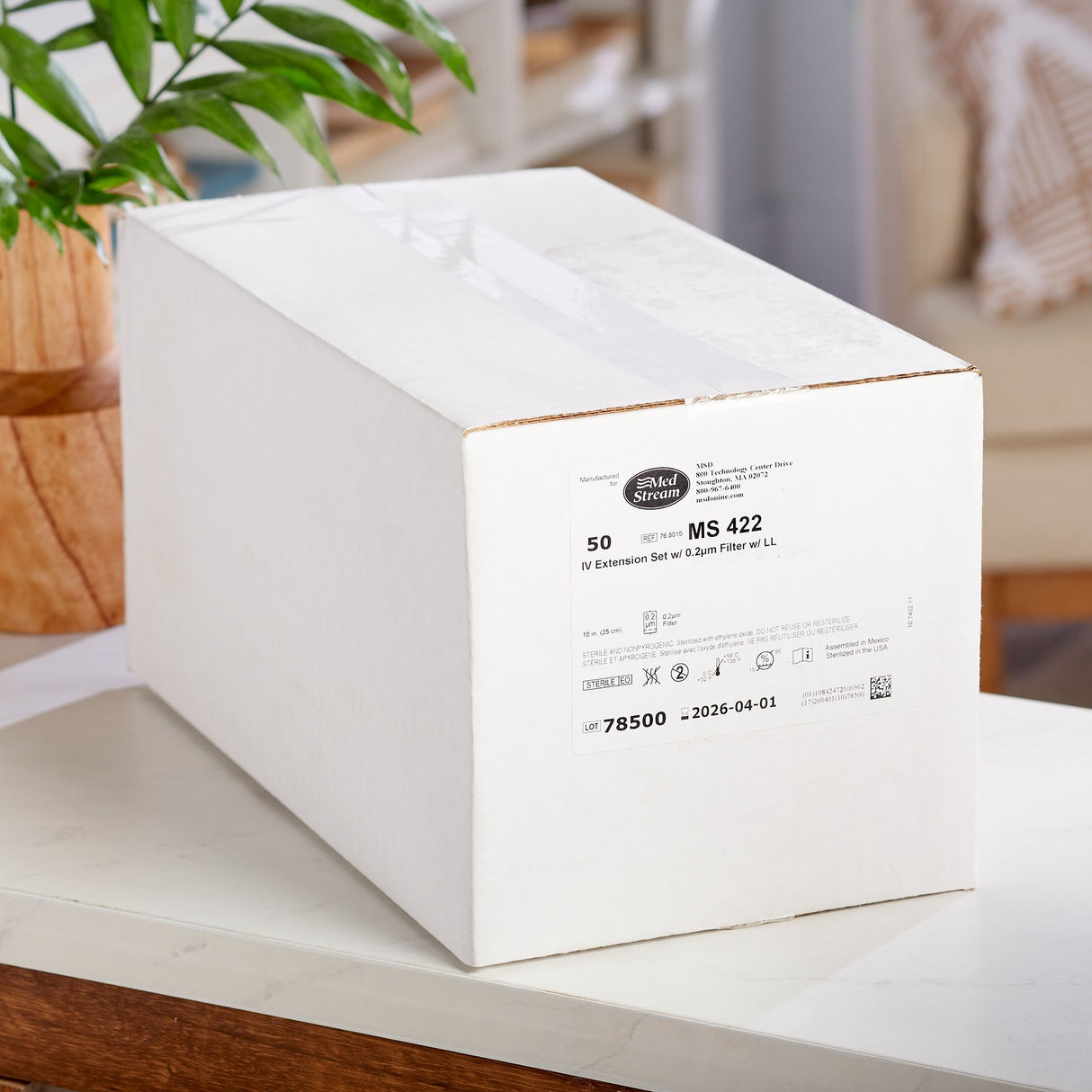 IV Extension Set McKesson Standard Bore 10 Inch Tubing 0.2 Micron Filter Sterile - BeHope