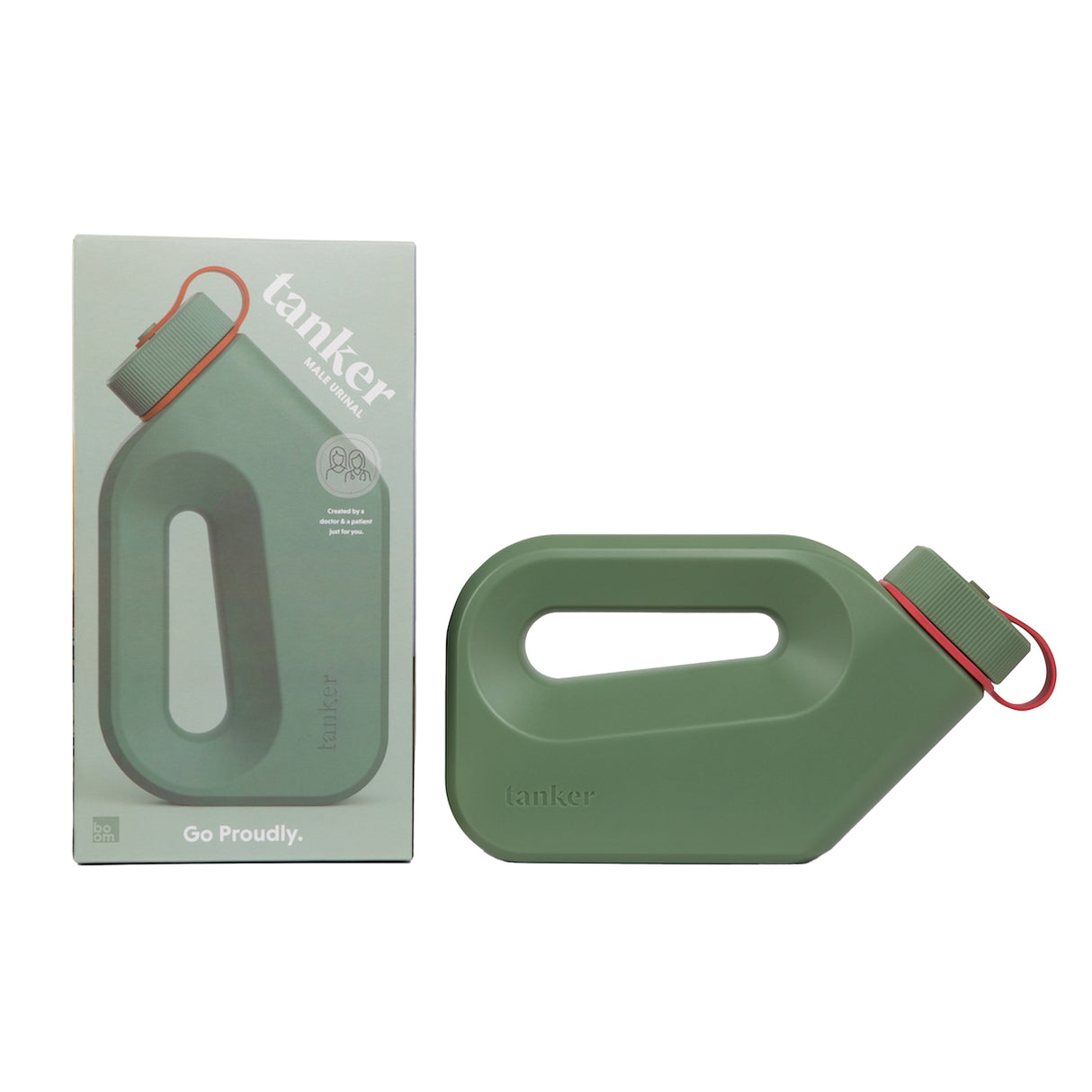 Male Urinal Tanker 44 oz. With Closure Single Patient Use - BeHope