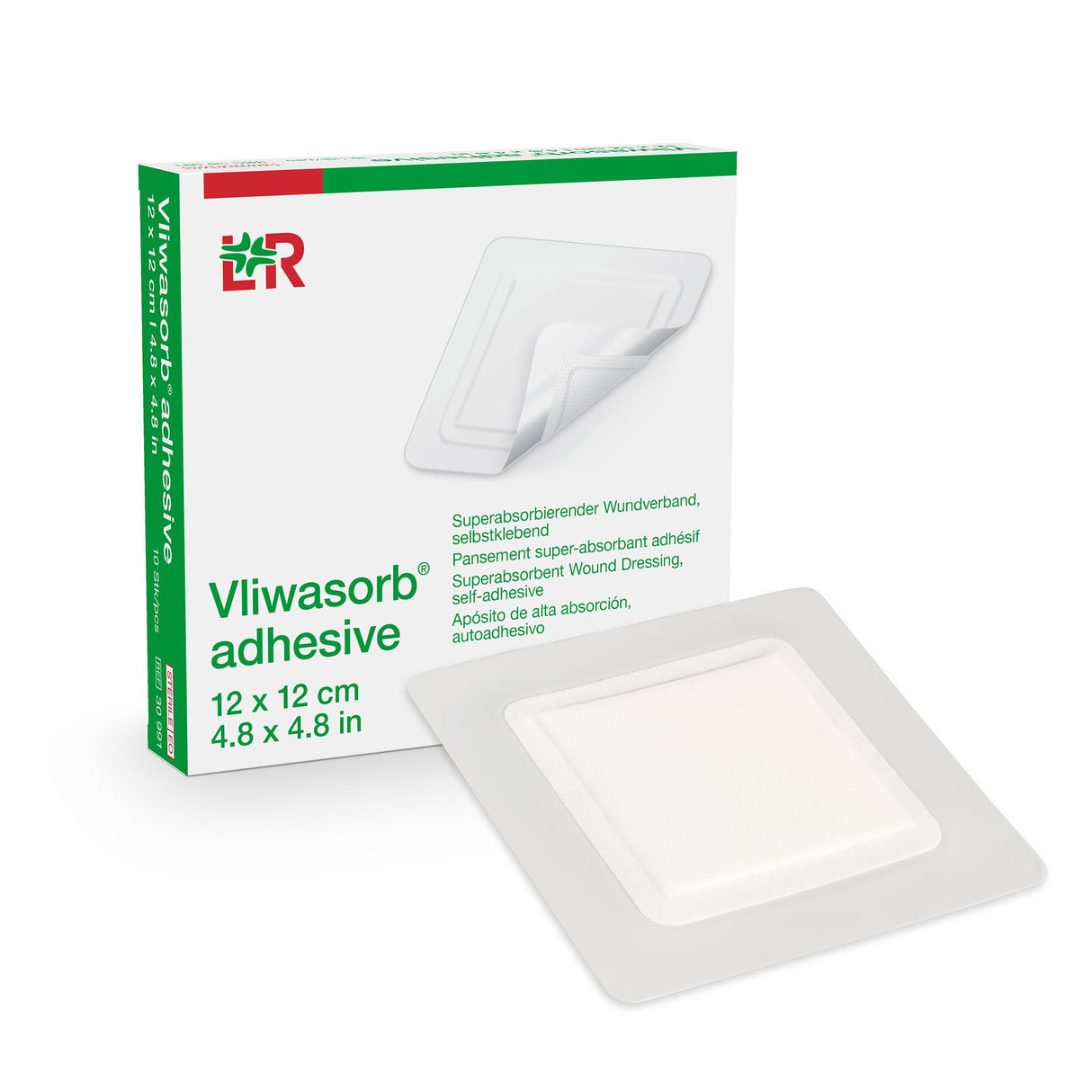 Super Absorbent Dressing Vliwasorb® Border Polyacrylate Adhesive - BeHope