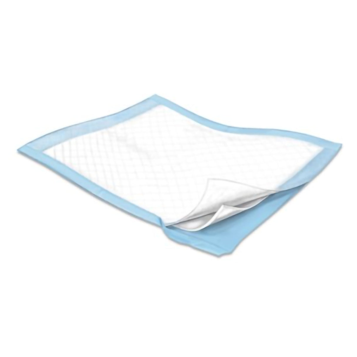 Disposable Underpad WINGS™ 23 X 24 Inch Fluff Light Absorbency - BeHope