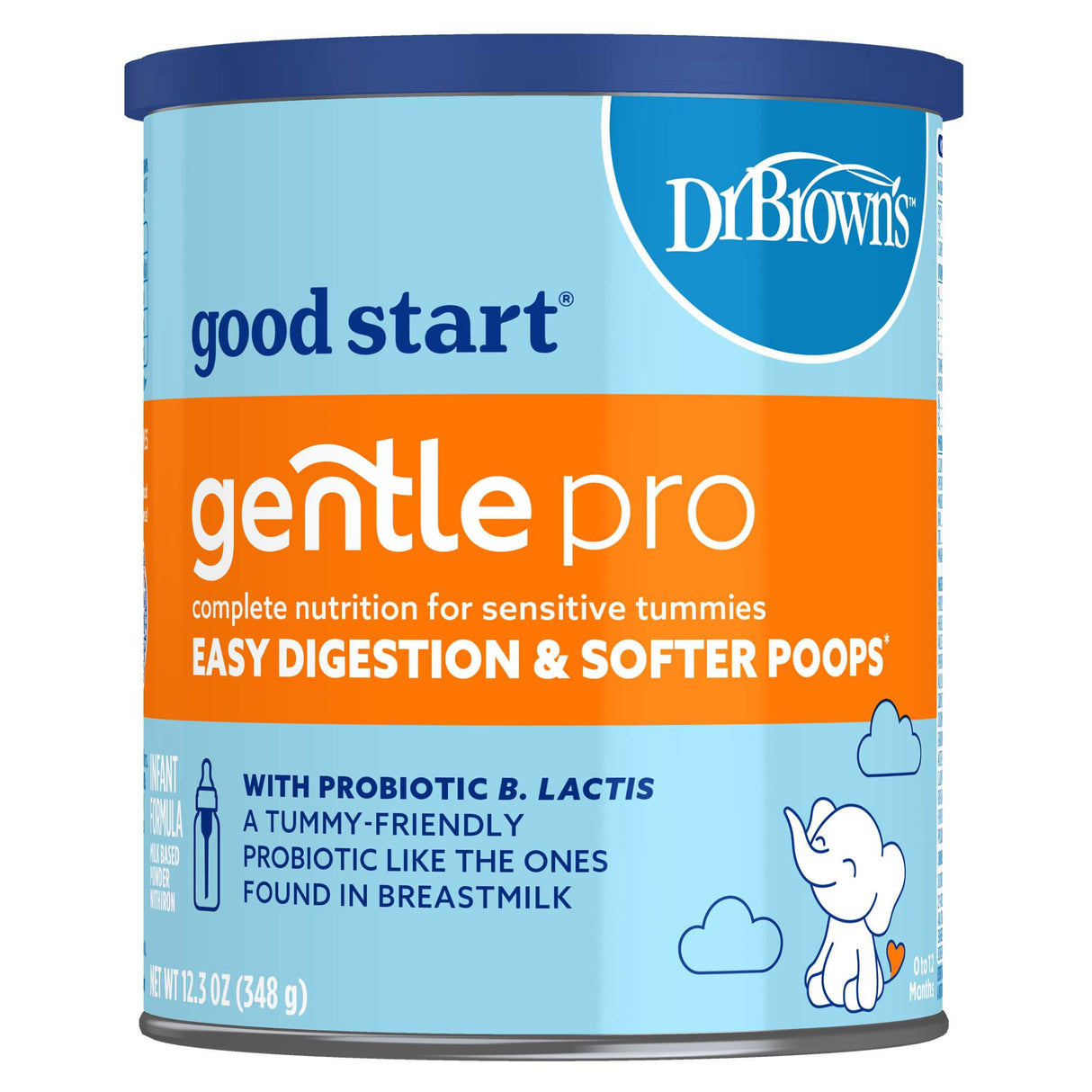 Infant Formula Dr. Brown's™ good start® gentle pro Unflavored 12.3 oz. Can Powder - BeHope