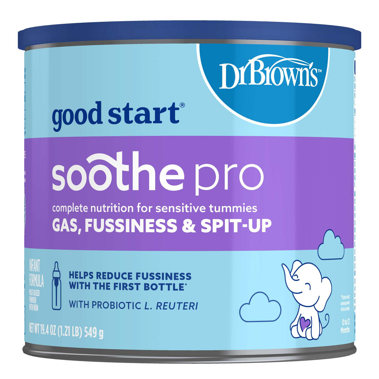 Infant Formula Dr. Brown's™ good start® soothe pro Unflavored 19.4 oz. Can Powder - BeHope