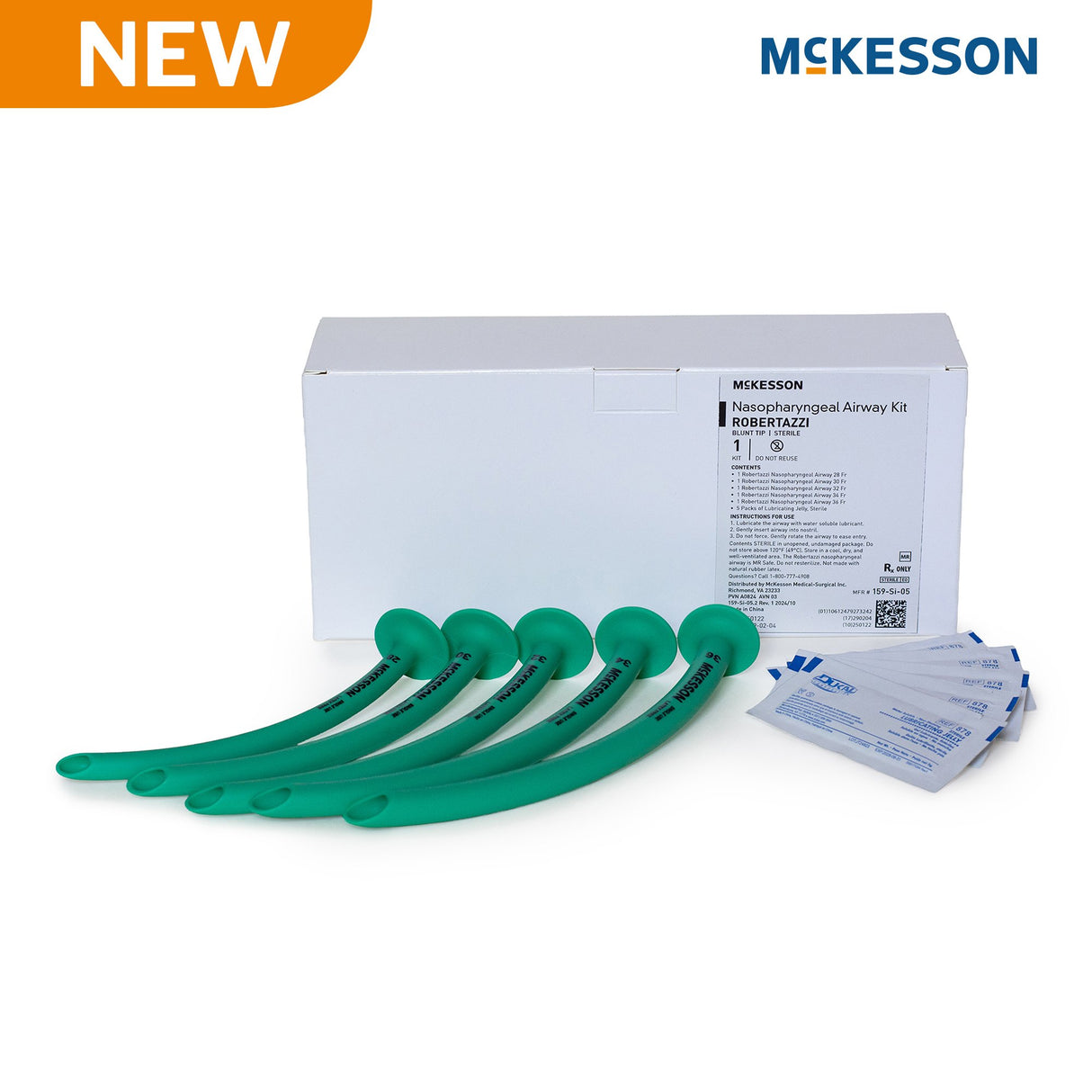 Nasopharyngeal Airway Set Trumpet Style (robertazzi) Silicone - BeHope